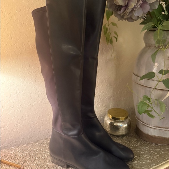 Michael Kors Black Bromley  Over the Knee leather Boots size 11 New!!! - Picture 5 of 6